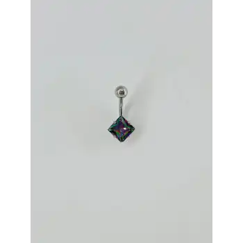 Mistik Topaz Taşlı Göbek Piercing