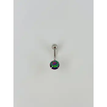 Mistik Topaz Taşlı Göbek Piercing