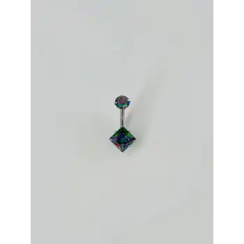Mistik Topaz Taşlı Göbek Piercing