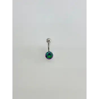 Mistik Topaz Taşlı Göbek Piercing