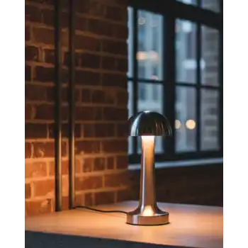 Modern Mantar Masa Lambası Dokunmatik 3 Işık Modlu Şarjlı Kablosuz LED