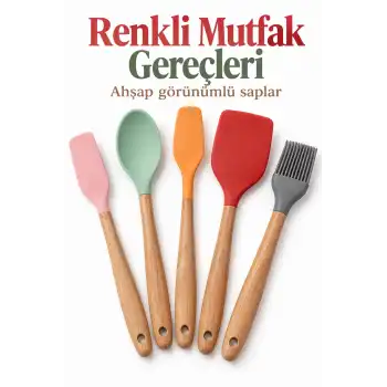 Mutfak Seti Renkli Başlıklı