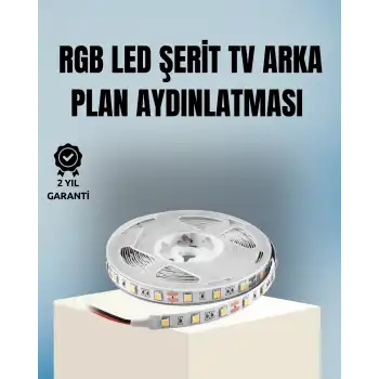 Müzikle Senkronize LED Şerit TV Aydınlatma
