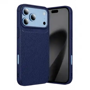 Newface Apple İphone 18 Pro Max Auto Focus Karbon Kapak - Lacivert