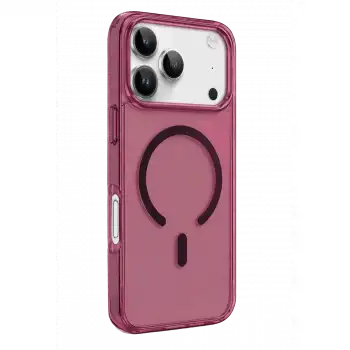 Newface Apple İphone 18 Pro Max Pc Real Magsafe Kapak - Bordo