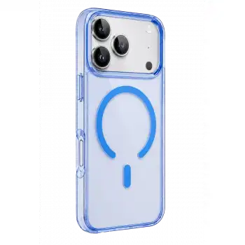 Newface Apple İphone 18 Pro Pc Real Magsafe Kapak - Sierra Blue