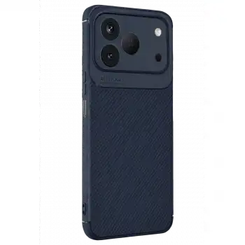 Newface Tecno Spark 50 4g Auto Focus Karbon Kapak - Lacivert