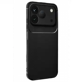Newface Tecno Spark 50 4g Auto Focus Karbon Kapak - Siyah