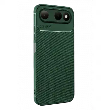 Newface Tecno Spark 50 5g Auto Focus Karbon Kapak - Yeşil