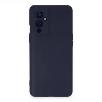 One Plus 9 Kılıf Nano İçi Kadife Silikon - Lacivert