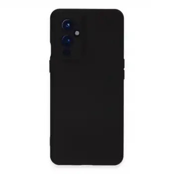 One Plus 9 Kılıf Nano İçi Kadife Silikon - Siyah