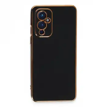 One Plus 9 Kılıf Volet Silikon - Siyah