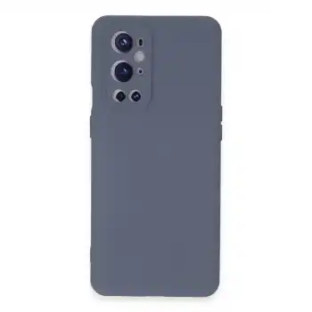 One Plus 9 Pro Kılıf Nano İçi Kadife Silikon - Gri