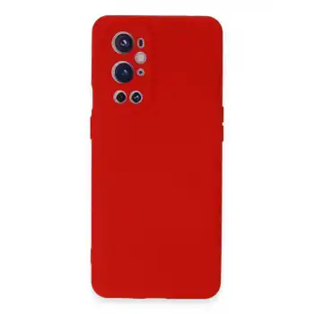 One Plus 9 Pro Kılıf Nano İçi Kadife Silikon - Kırmızı