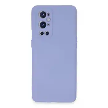 One Plus 9 Pro Kılıf Nano İçi Kadife Silikon - Lila