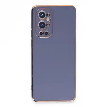 One Plus 9 Pro Kılıf Volet Silikon - Mavi