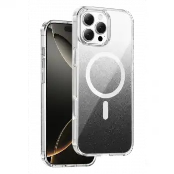 Onegif Apple İphone 16 Pro Max Sora Simli Magsafe Kapak - Siyah