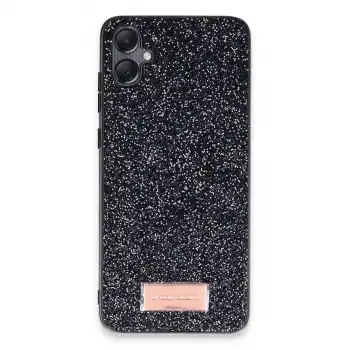 Onegif Samsung Galaxy A05 Bright Simli Kapak - Siyah