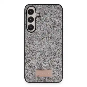 Onegif Samsung Galaxy A05s Bright Simli Kapak - Gümüş