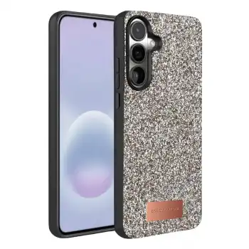 Onegif Samsung Galaxy A37 5g Bright Simli Kapak - Gümüş
