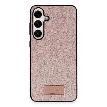 Onegif Samsung Galaxy A55 5g Bright Simli Kapak - Pembe