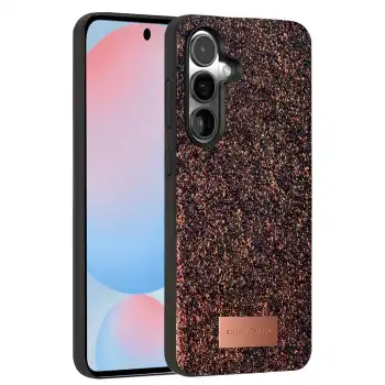 Onegif Samsung Galaxy S24 Bright Simli Kapak - Derin Mor