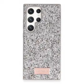 Onegif Samsung Galaxy S24 Ultra Bright Simli Kapak - Gümüş