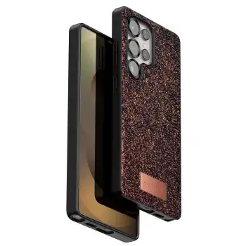 Onegif Samsung Galaxy S25 Ultra Bright Simli Kapak - Derin Mor