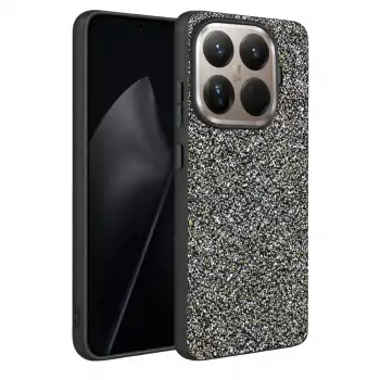 Onegif Xiaomi Mi 15t Pro Bright Simli Kapak - Gold