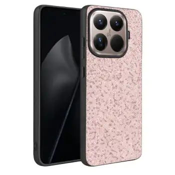 Onegif Xiaomi Mi 15t Pro Bright Simli Kapak - Pembe