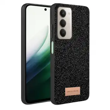 Onegif Xiaomi Redmi 15 4g Bright Simli Kapak - Siyah