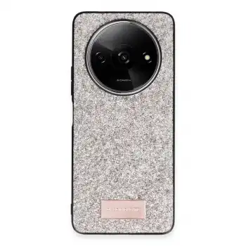 Onegif Xiaomi Redmi A3 4g Bright Simli Kapak - Gold