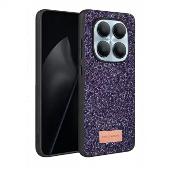 Onegif Xiaomi Redmi Note 15 Pro 5g Bright Simli Kapak - Derin Mor