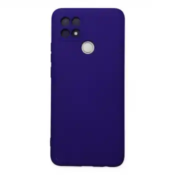Oppo A15 Kılıf Nano İçi Kadife Silikon - Mor