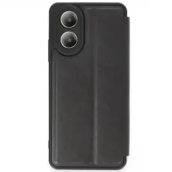 Oppo A38 Kılıf Flip Cover - Siyah