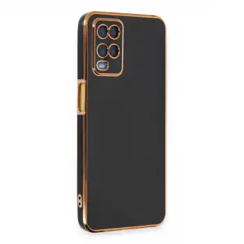 Oppo A54 4g Kılıf Volet Silikon - Siyah