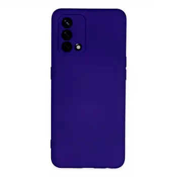 Oppo A74 4g Kılıf Nano İçi Kadife Silikon - Mor
