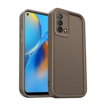 Oppo A74 4g Kılıf Viera Silikon - Kahverengi