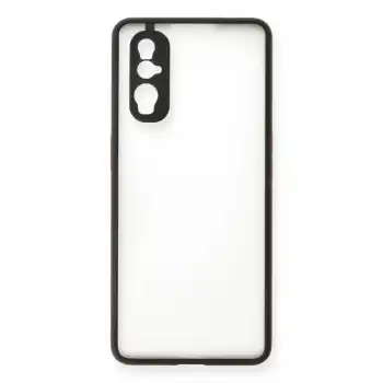 Oppo Find X2 Kılıf Montreal Silikon Kapak - Siyah