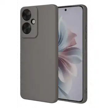 Oppo Reno 11f Kılıf First Silikon - Gri