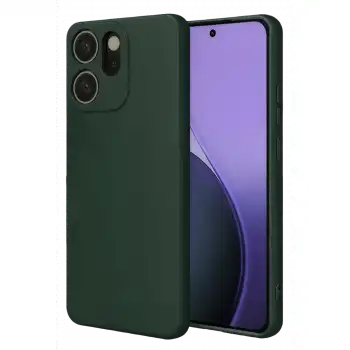 Oppo Reno 14f First Silikon - Koyu Yeşil
