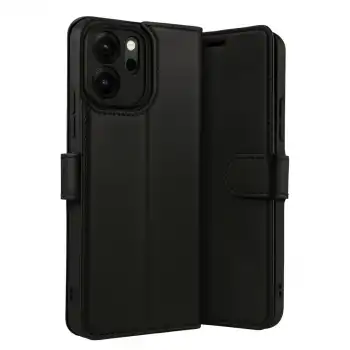 Oppo Reno 14f Trend S Plus Kapaklı Kılıf - Siyah