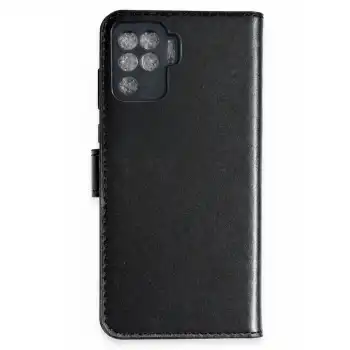 Oppo Reno 5 Lite Trend S Plus Kapaklı Kılıf - Siyah