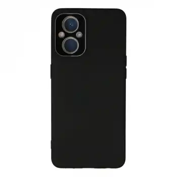 Oppo Reno 7 Lite Kılıf Lansman Glass Kapak - Siyah