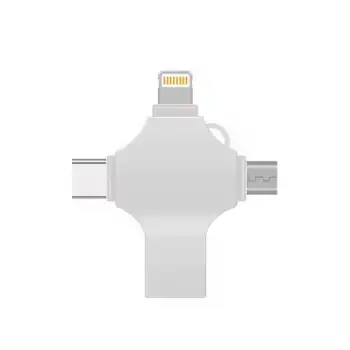 Otg 4in1 Cep Telefonu Çok Fonksiyonlu Usb Flash Bellek 128 Gb Type-c, Micro Sd Ve Kart Okuyucu