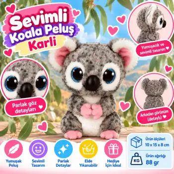 Peluş Koala Karli 15 cm