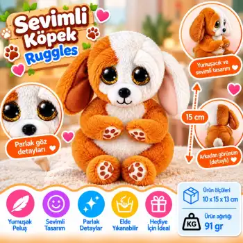 Peluş Köpek Ruggles 15 cm