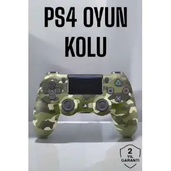 PS4 Oyun Kolu Kamuflaj Desenli Joystick