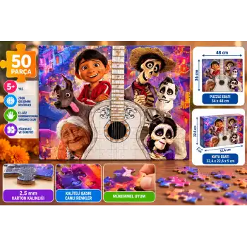 Puzzle 50 Parça Coco