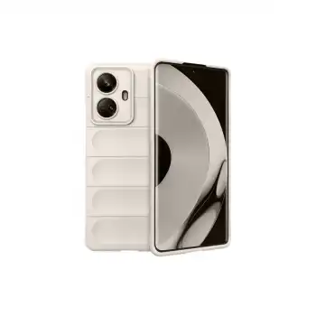 Realme 10 Pro 5g Kılıf Optimum Silikon - Krem